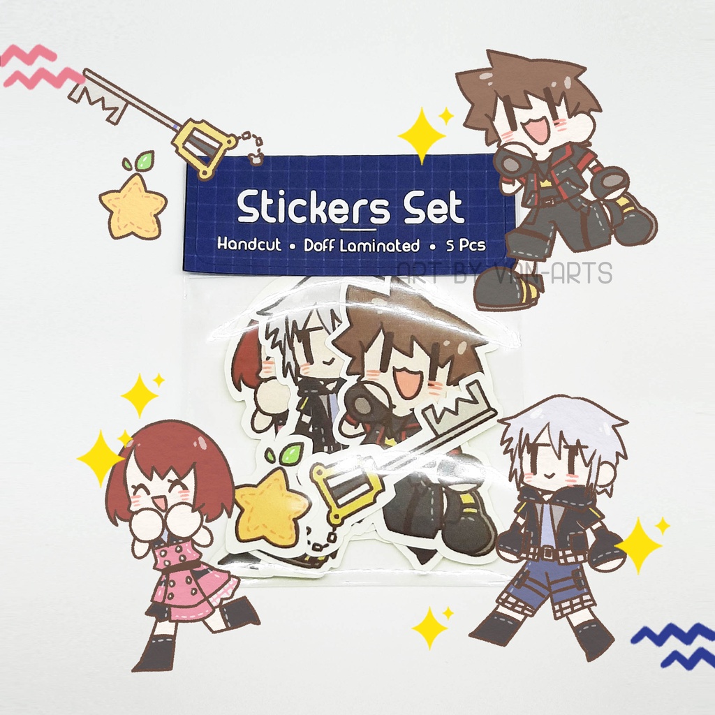 Jual Stickers Set Kingdom Hearts Shopee Indonesia