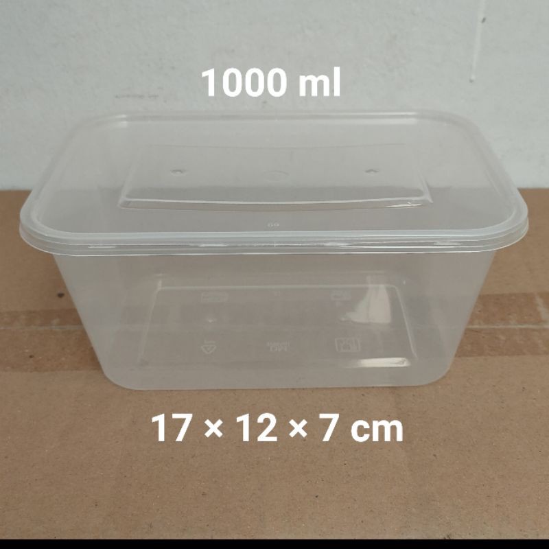 Jual Thinwall Ml Kotak Plastik Ml Food Container Kotak