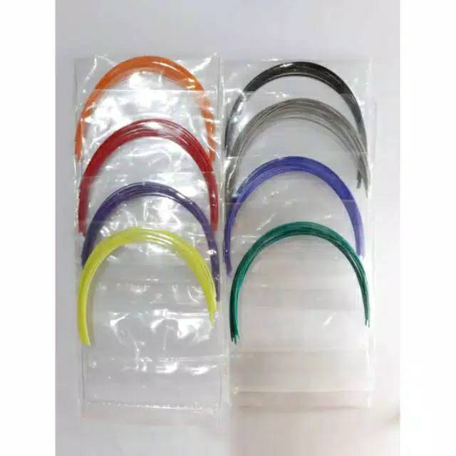 Jual Kawat Warna Tebal Kawat Behel Rubber 1pcs Shopee Indonesia