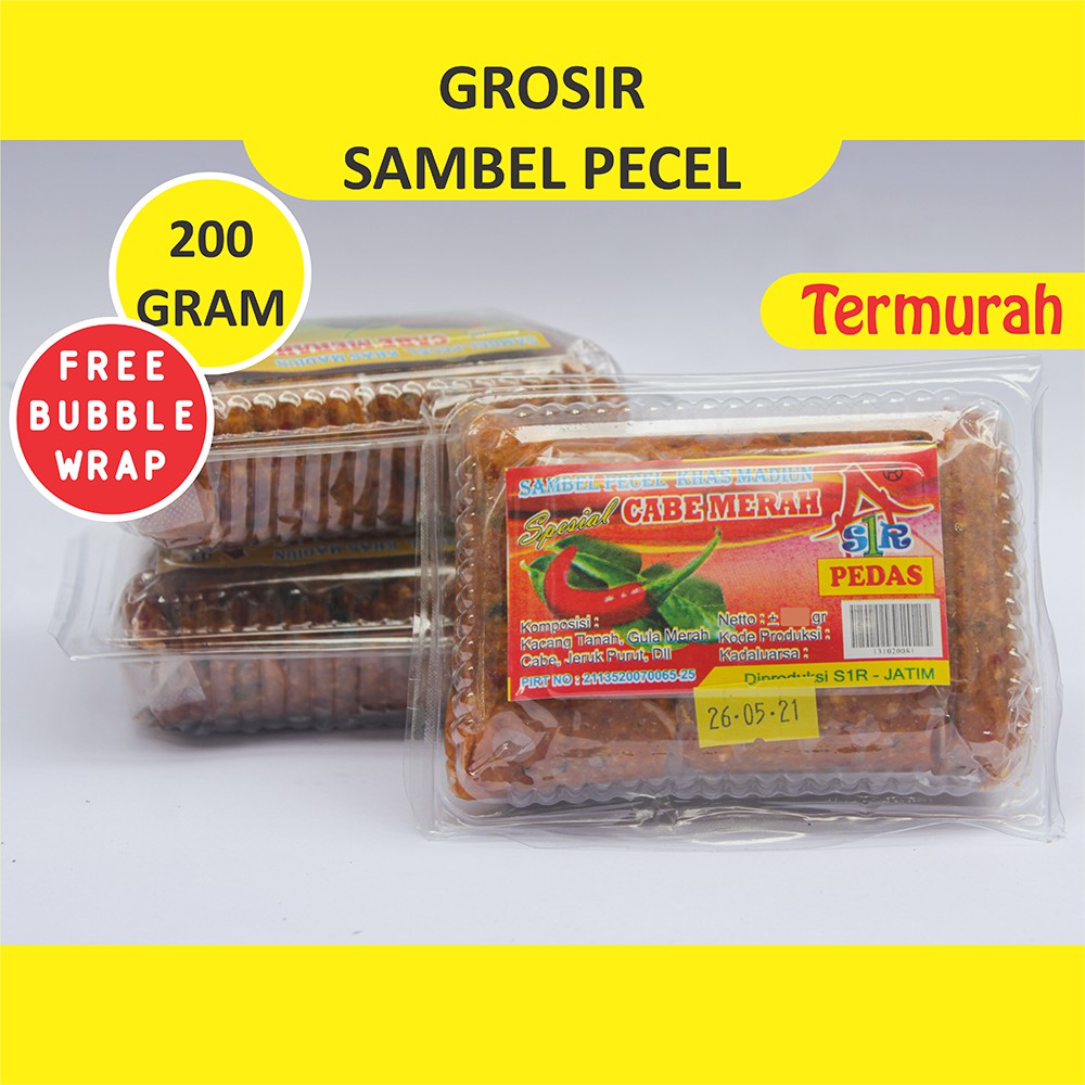 Jual Bumbu Pecel Madiun Sambel Pecel Madiun Sambal Pecel Cap Cabe