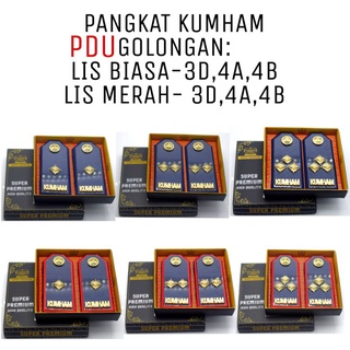 Jual BARU PANGKAT KUMHAM PDH PDU 2A 2B 2C 2D 3A 3B 3C 3D 4A 4B LIS