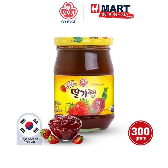 Jual Ottogi Strawberry Jam Selai Buah Stroberi 300g Shopee Indonesia