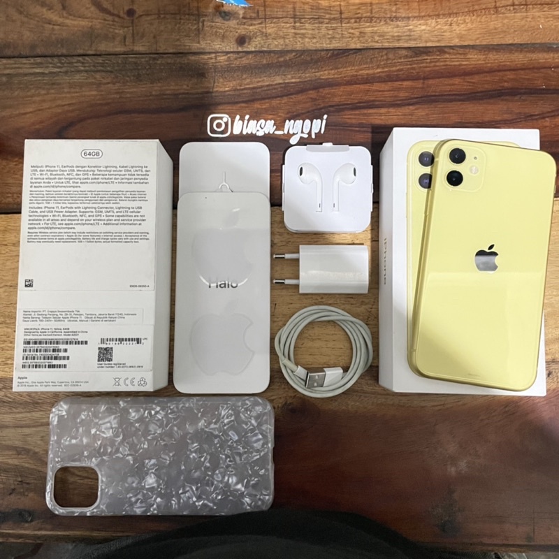 Jual Iphone 11 64gb IBox Garansi Resmi Aktif Fullset Original Indonesia