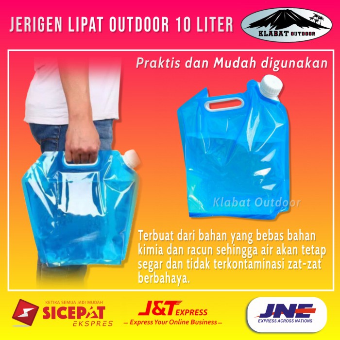 Jual Jerigen Camping Liter Portable Kantong Air Derigen Liter