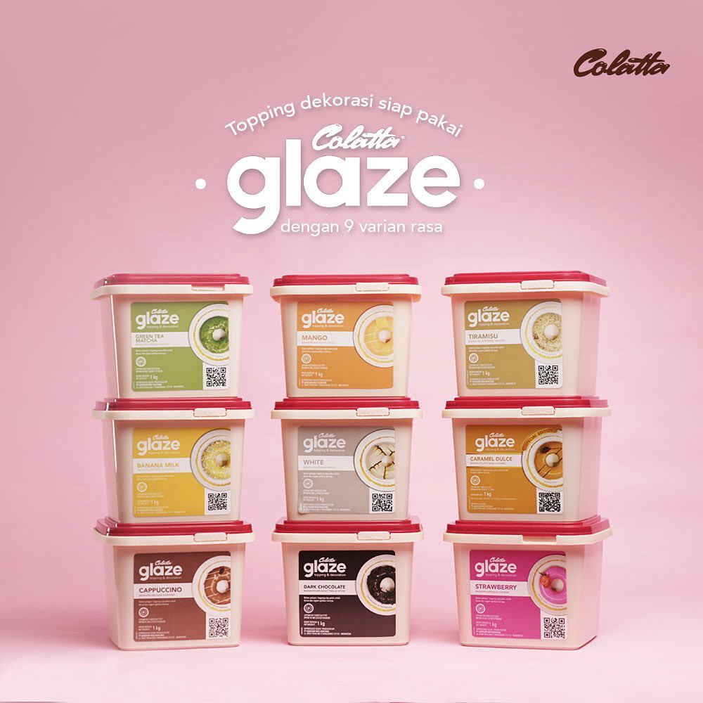 Colatta Glaze Repack G Collatta Glaze Halal Shopee Indonesia