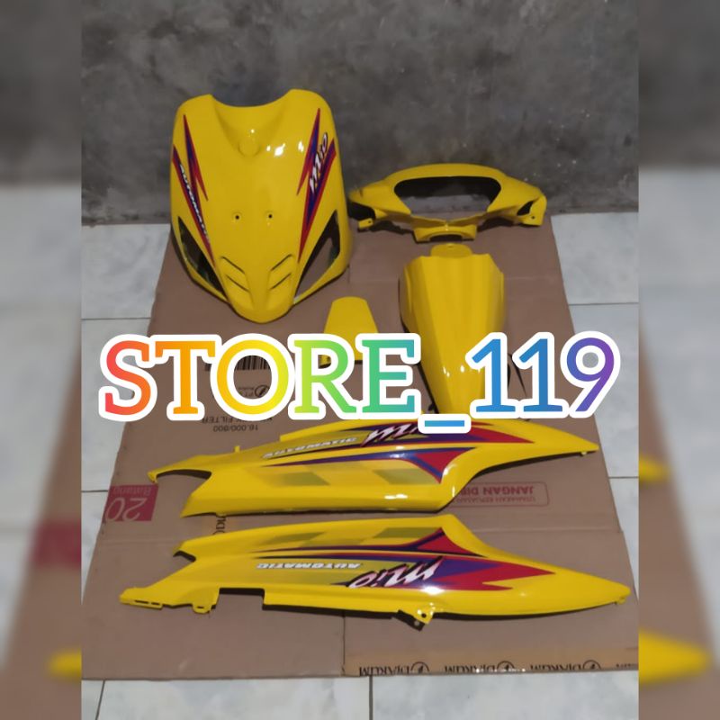 Jual Body Halus Full Set Mio Sporty Kuning Plus Striping Shopee Indonesia