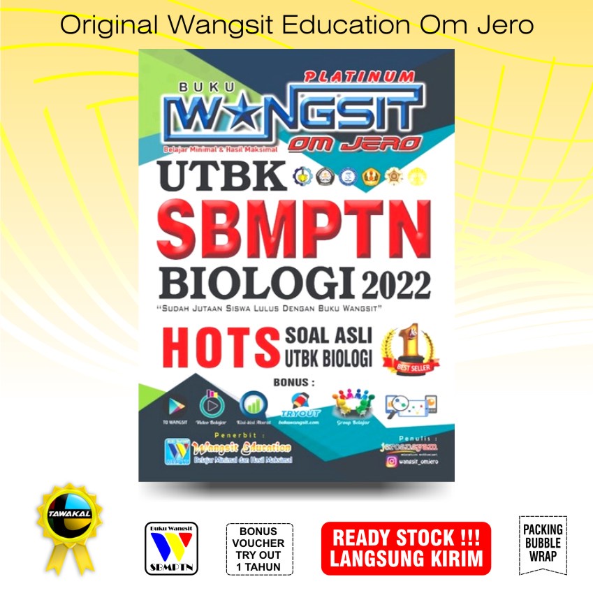 Jual Biologi Platinum Buku Wangsit Utbk Sbmptn Shopee