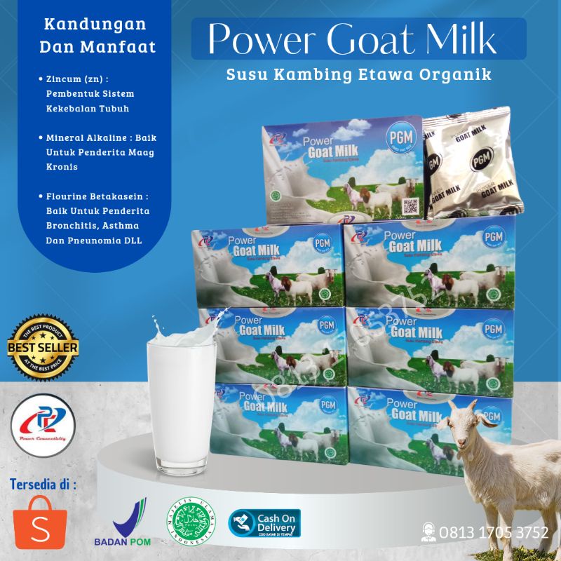 Jual Susu Kambing Etawa Power Goat Milk PGM Promo Menjaga Kesehatan