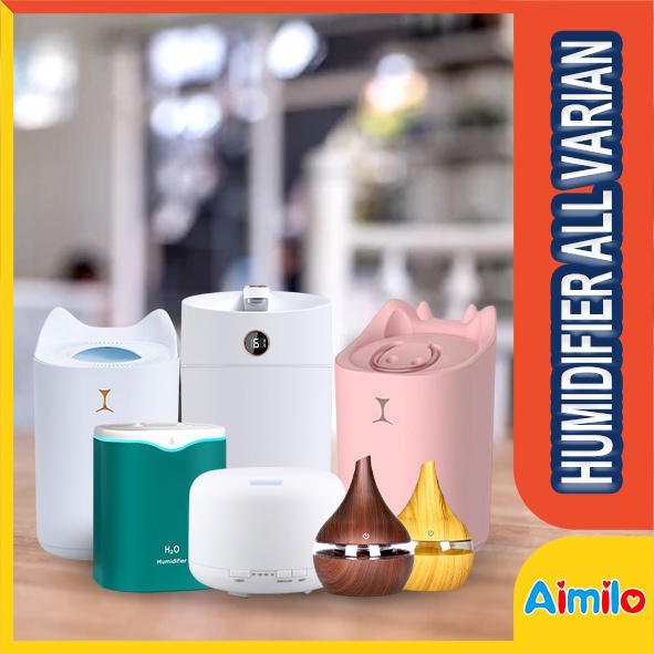 Jual Aimilo HUMIDIFIER DIFFUSER AROMATERAPI DIFFUSER PELEMBAB RUANGAN