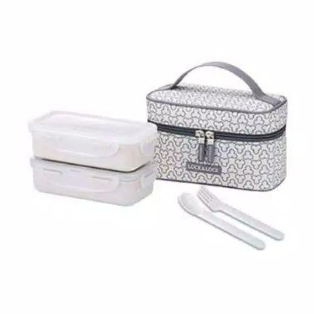 Jual Lock Lock N Lock Hpl Lunch Box Set Tempat Makan Sendok