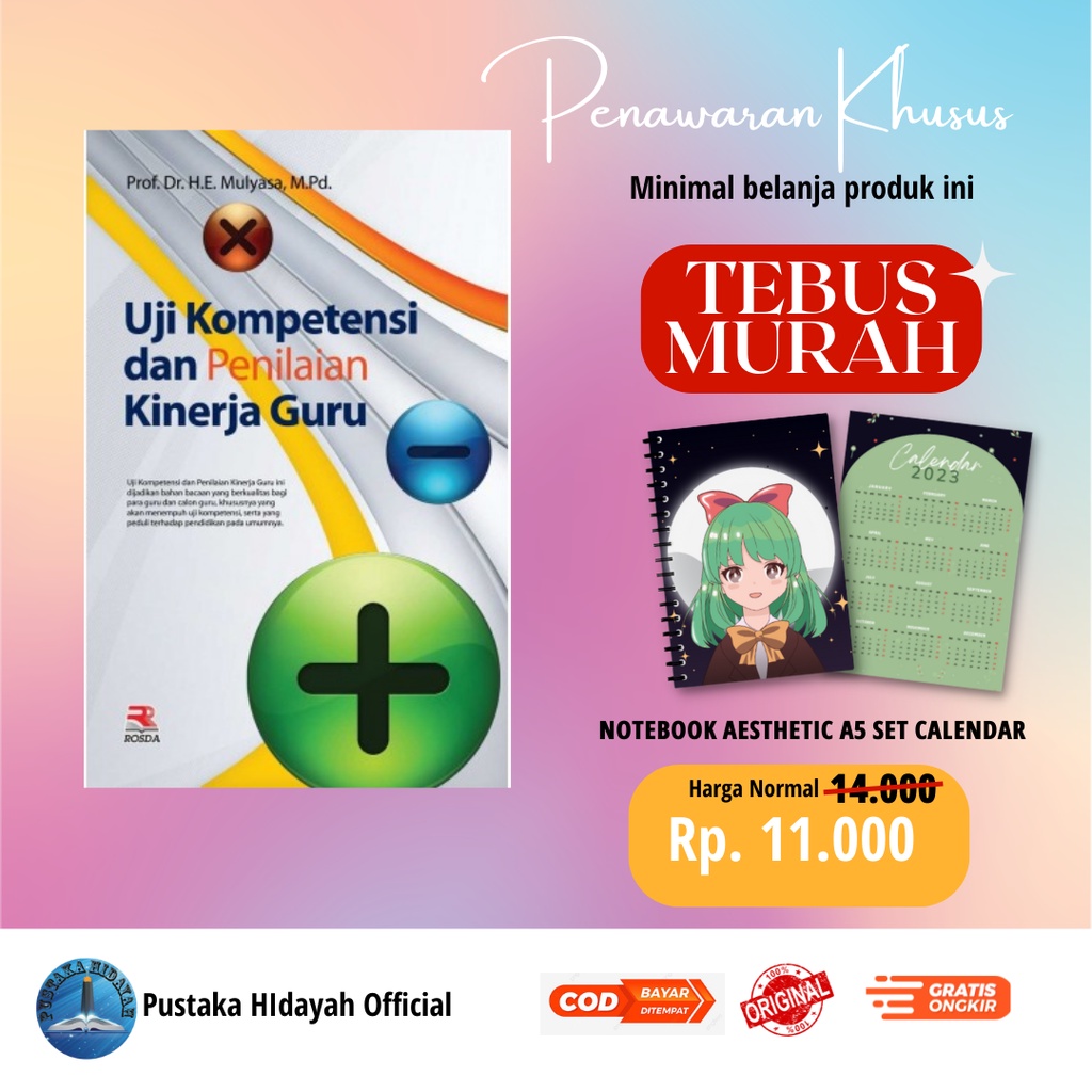 Jual Buku Uji Kompetensi Dan Penilaian Kinerja Guru Mulyasa Buku