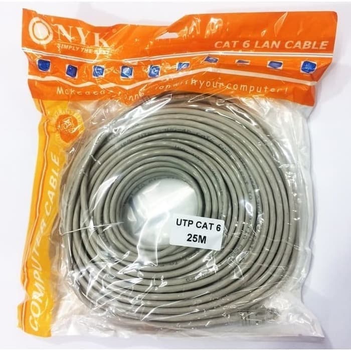 Jual Nyk Kabel Lan Utp Cat Merk Nyk Meter Shopee Indonesia