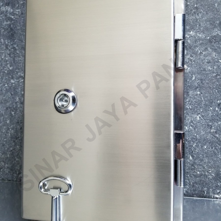 Jual BOX PANEL LISTRIK STAINLESS STEEL 20X30X15 CM PLAT 1 5MM HIGH