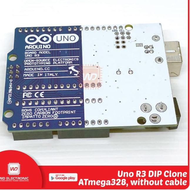 Jual Arduino Uno R Dip Clone Arduino Uno Dip Tanpa Kabel Shopee