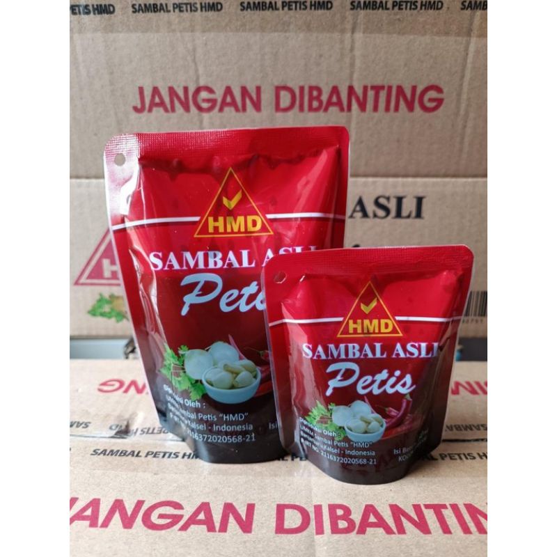 Jual SAMBAL PETIS HMD SAMBALNYA ORANG BANJAR KEMASAN POUCH KECIL