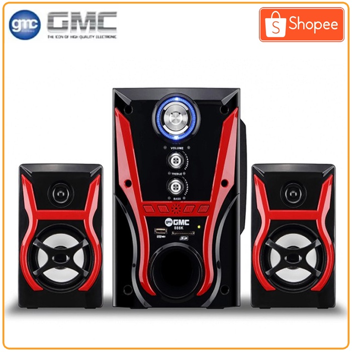 Jual Gmc K Bluetooth Multimedia Speaker Aktif W Rms Fm Radio