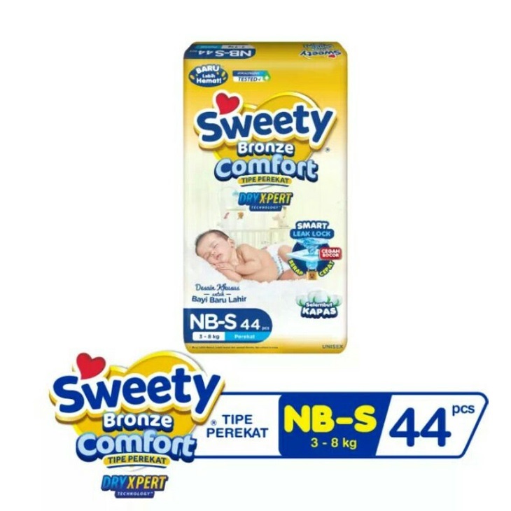 Jual Sweety Bronze Comfort Nb S Promo Terbaru Popok Sekali Pakai