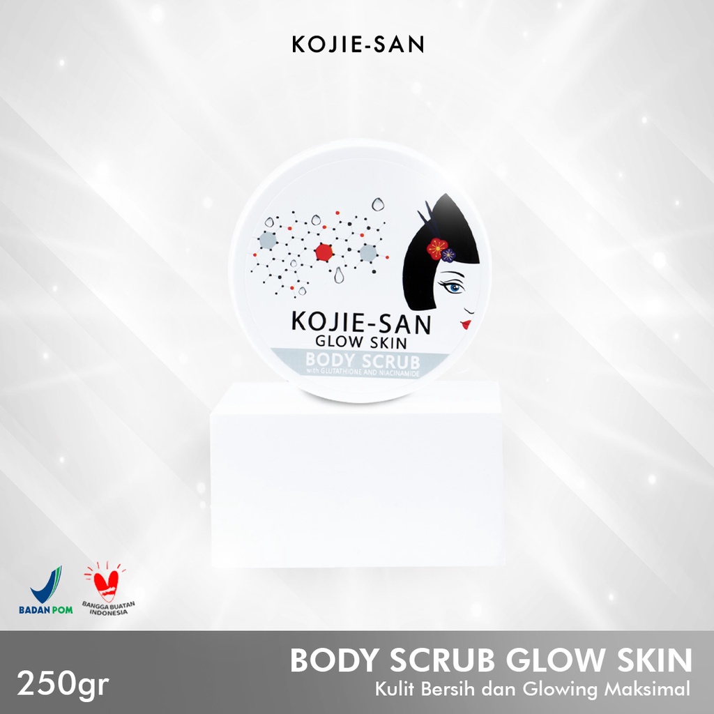 Jual Kojie San Body Scrub Glow Skin Transparant Shopee Indonesia