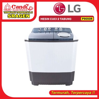 Jual LG MESIN CUCI 2 TABUNG 9KG P9050R Shopee Indonesia