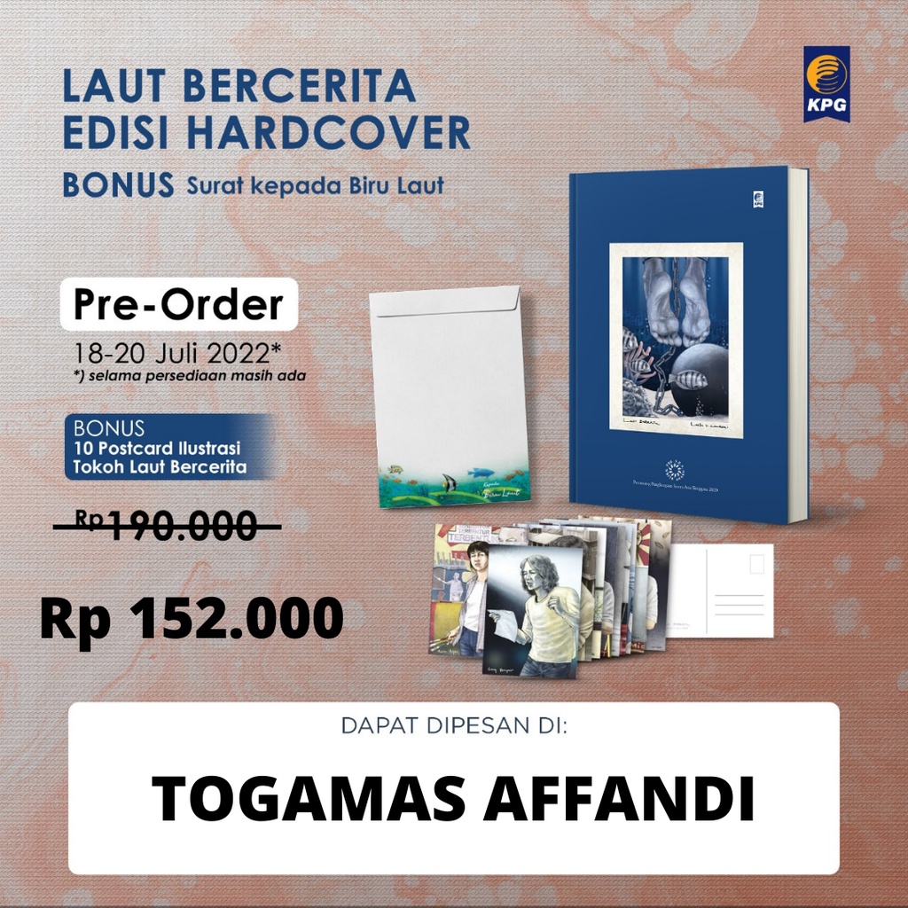 Jual Laut Bercerita Edisi Hard Cover Special Edition Leila S