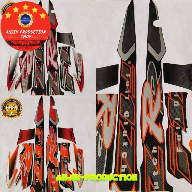 Jual Striping Sticker Yamaha Fizr Fiz R F1 Zr 2001 2002 List Body