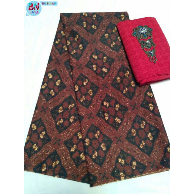 Jual Kain Batik Sogan Unggul Jaya Shopee Indonesia