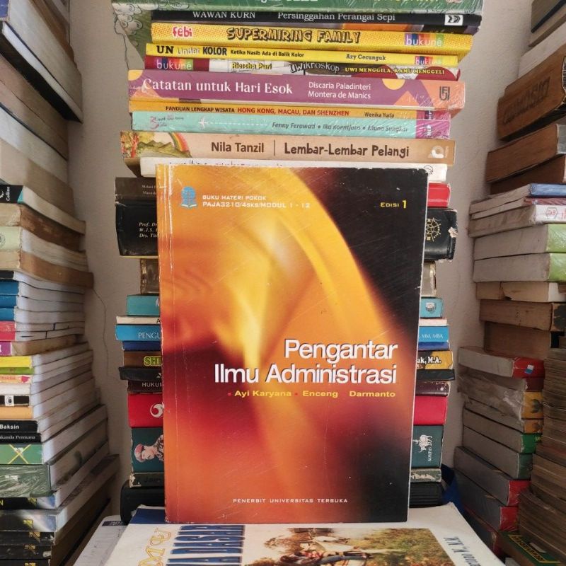 Jual Buku Original Pengantar Ilmu Administrasi Ayi Karyana Enceng Edisi