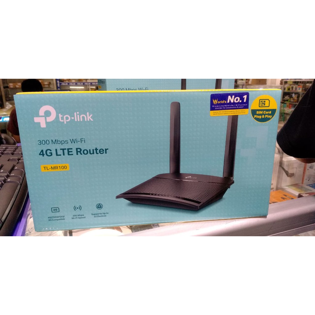 Jual Tp Link TL MR100 300 Mbps Wireless N 4G LTE Router TP Link TL