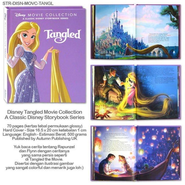 Jual Disney Tangled Movie Collection A Classic Disney Storybook