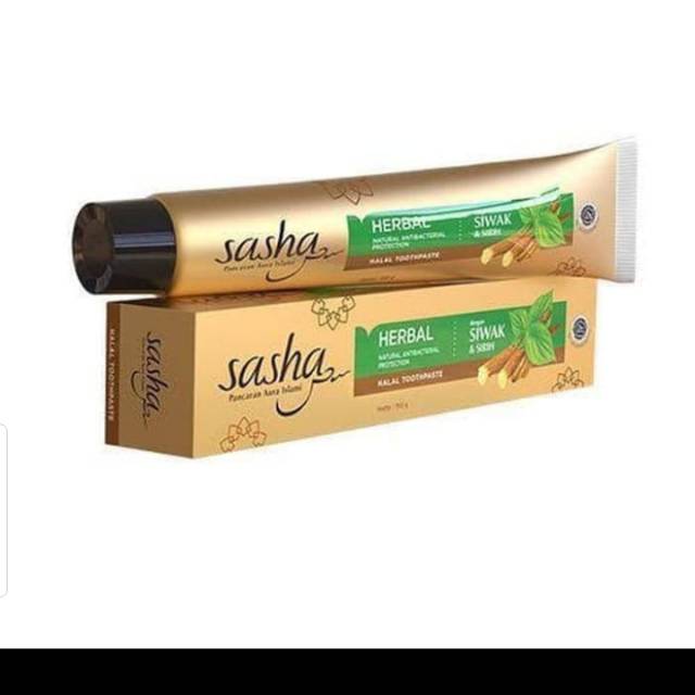 Jual Pasta Gigi Sasha Herbal Siwak Dan Sirih Sasha Toothpaste Shopee