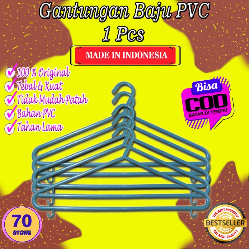 Jual Hanger Pakaian Gantungan Baju Plastik Hitam Harga Murah Perpcs