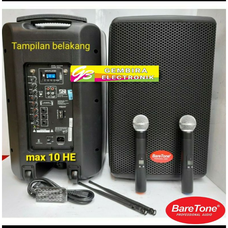 Speaker Aktif Baretone Max He Portable Wirelles Meeting Bluetooth