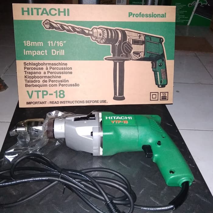 Jual Impact Drill Bor VTP 18 Hitachi Shopee Indonesia