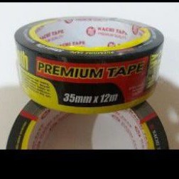 Jual Lakban Kain Hitam Cloth Tape Nachi 1 5 X 12 Meter 35mm X 12