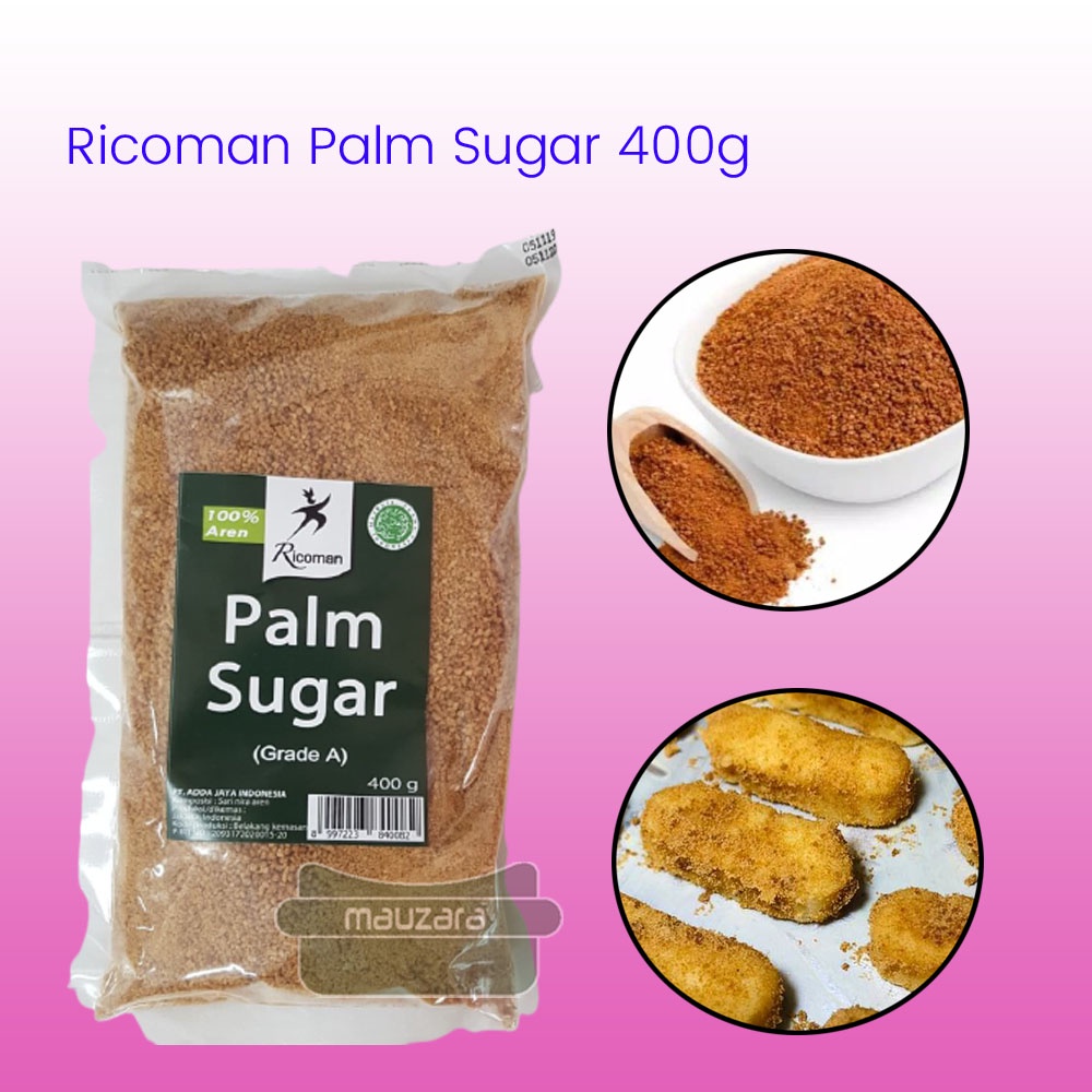 Jual Gula Palem Gula Aren Bubuk Ricoman Palm Sugar Gram Shopee