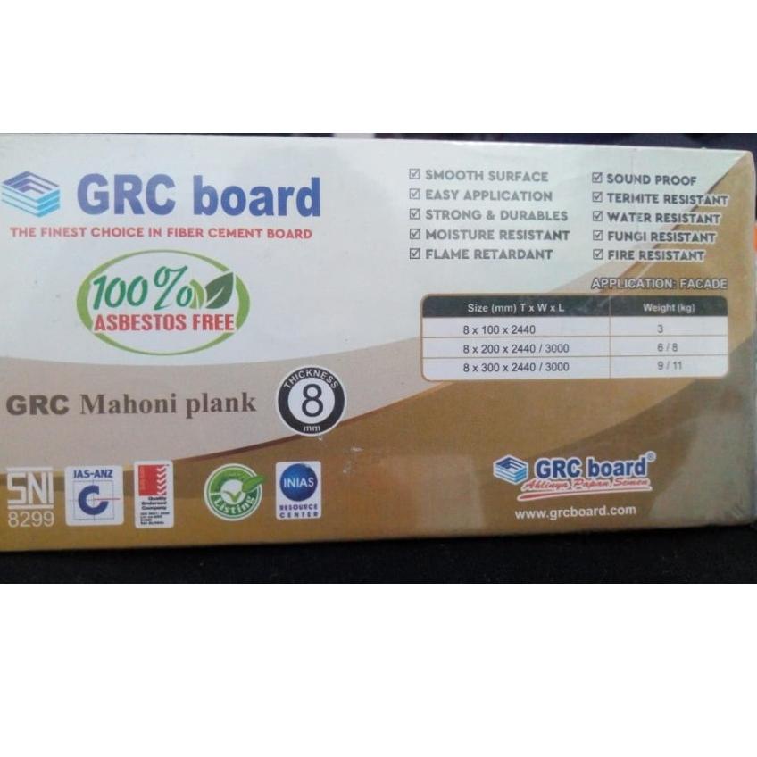 Jual MRFO GRC MAHONI PLANK Aplikasi Listplank Plint Pagar Dll Bc