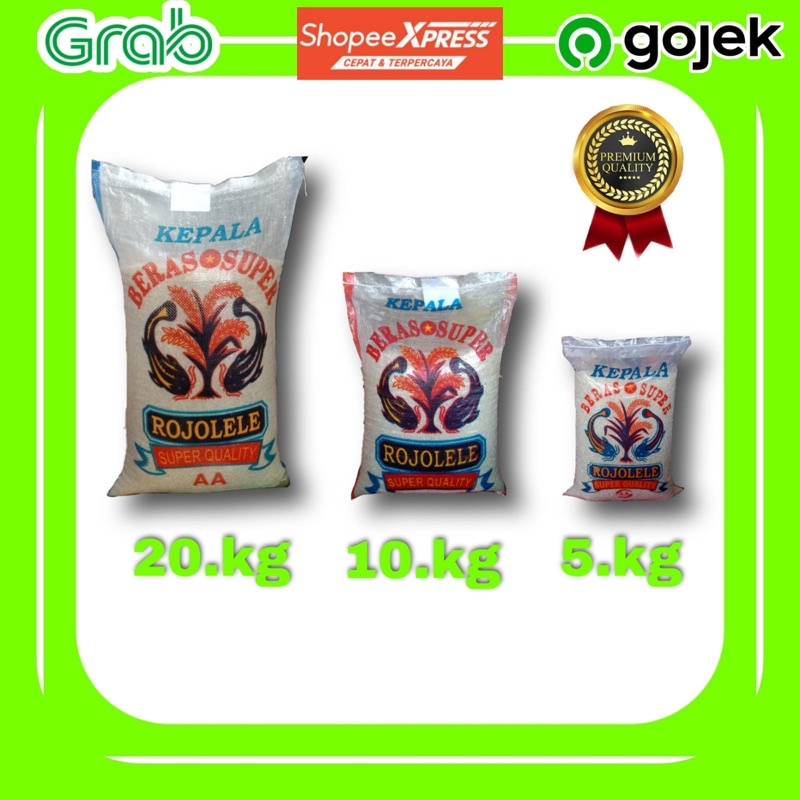 Jual Beras Rojolele Super Quality Kg Kg Kg Indonesia Shopee