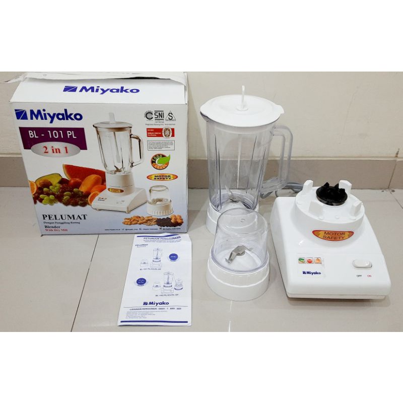 Jual Blender Miyako Bl Pl In Blender With Dry Mill Kapasitas