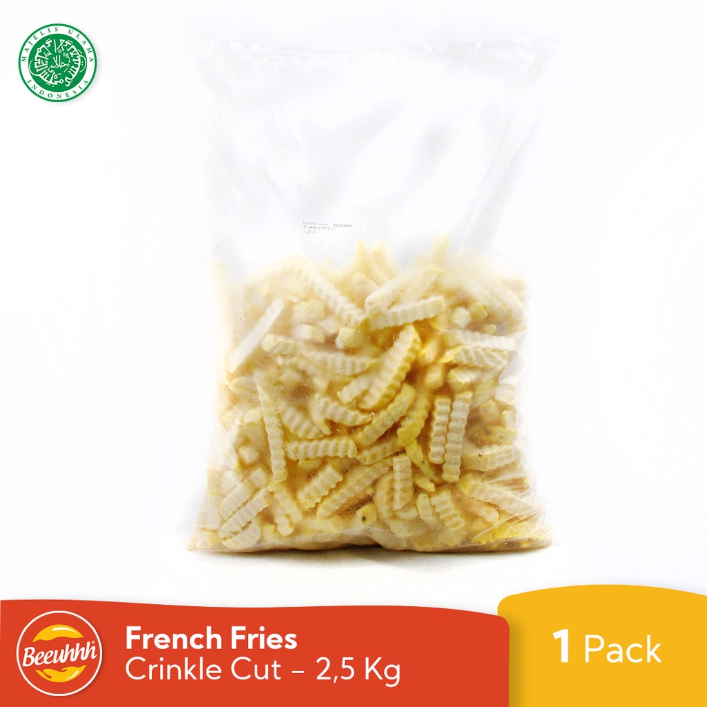 Jual French Fries Crinkle Cut Kentang Goreng Crinkle Pack Kg