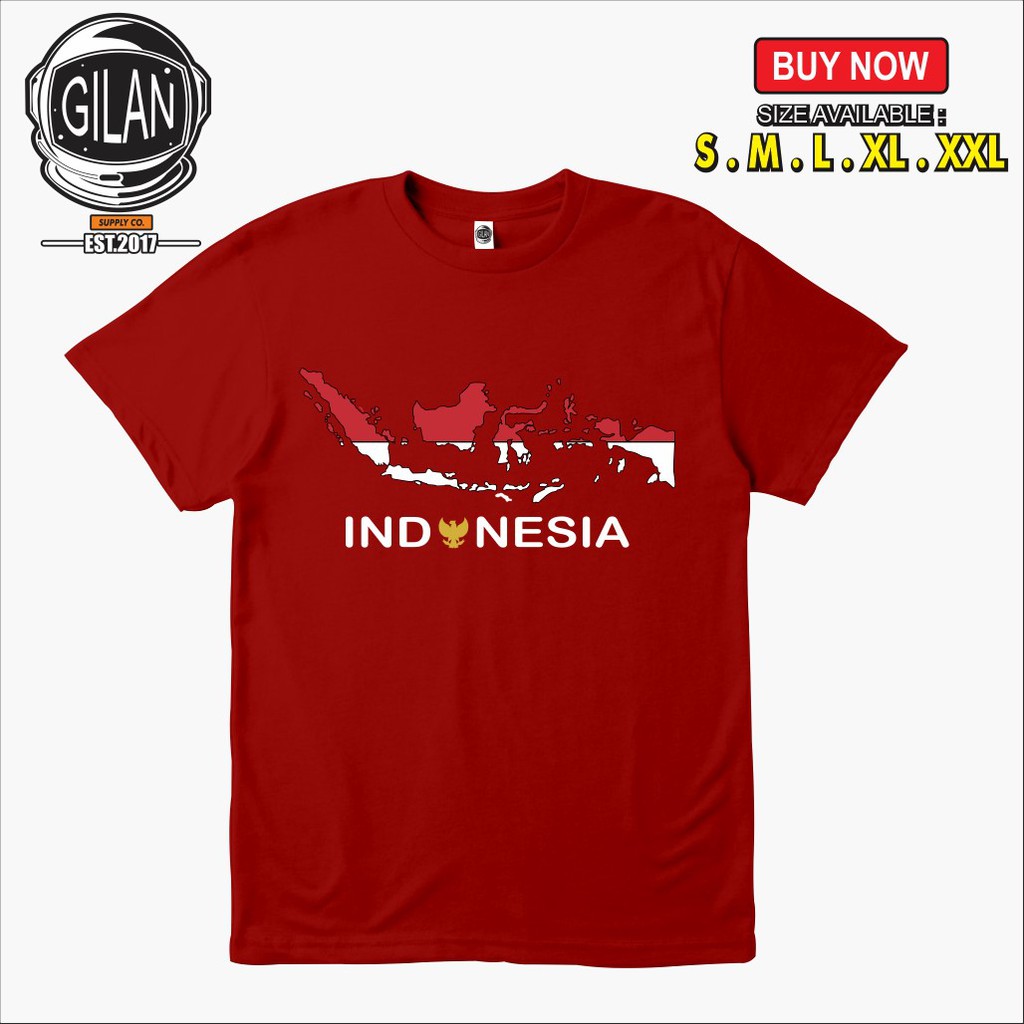 Jual Kaos Agustus Indonesia Merdeka Hut Ri Garuda Nusantara Asian