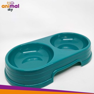 Jual Tempat Makan Kucing Anjing Double Bulat Besar Tempat Minum