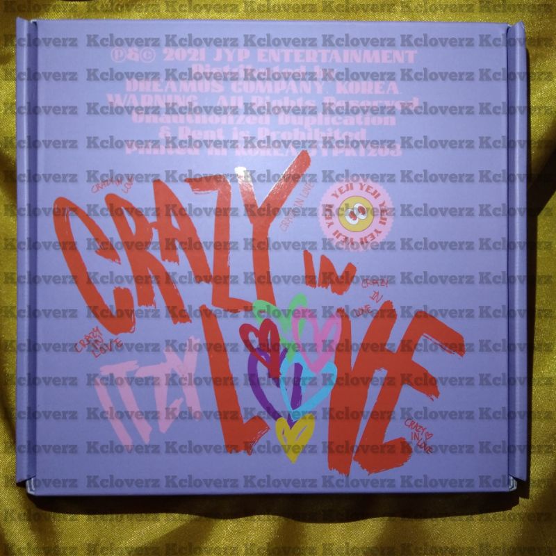 Jual ALBUM ITZY CRAZY IN LOVE ALBUM ONLY Shopee Indonesia