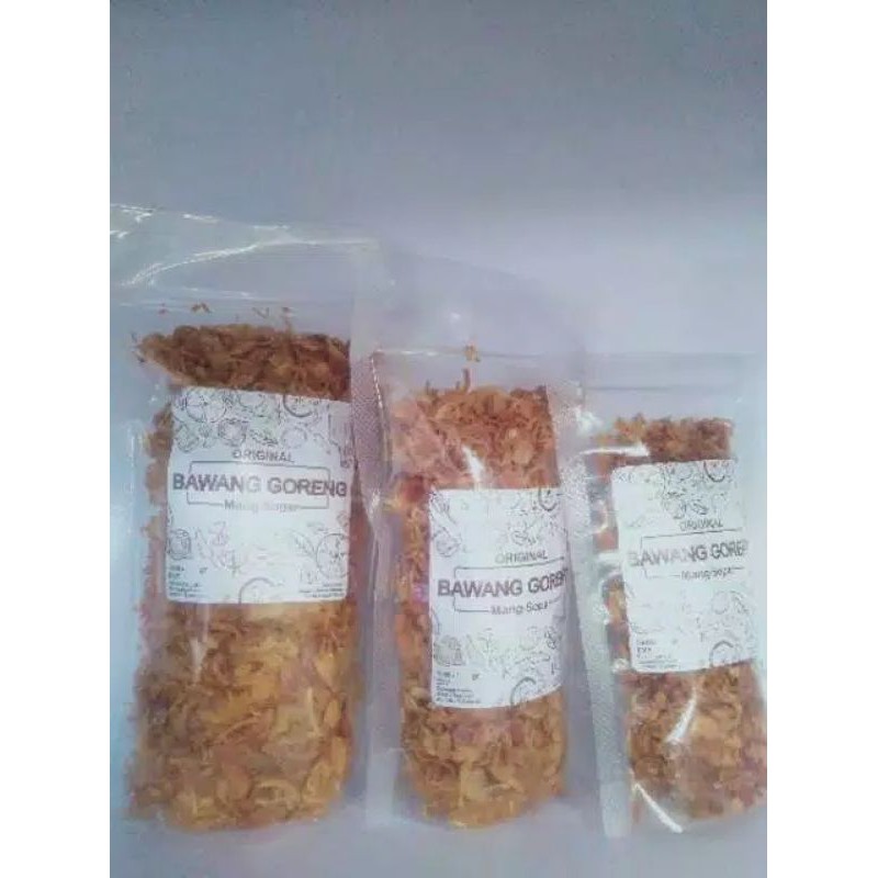 Jual Bawang Goreng Brambang Goreng Mang Sopar Berat Gr Shopee Indonesia