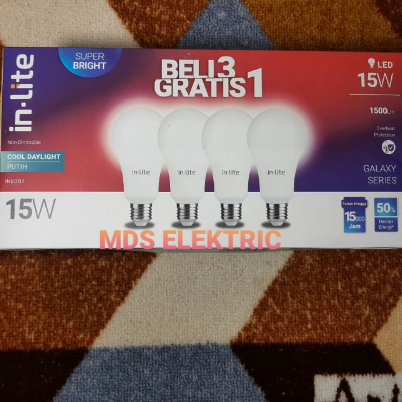 Jual Lampu Led In Lite Watt Beli Gratis Cahaya Putih Galaxy