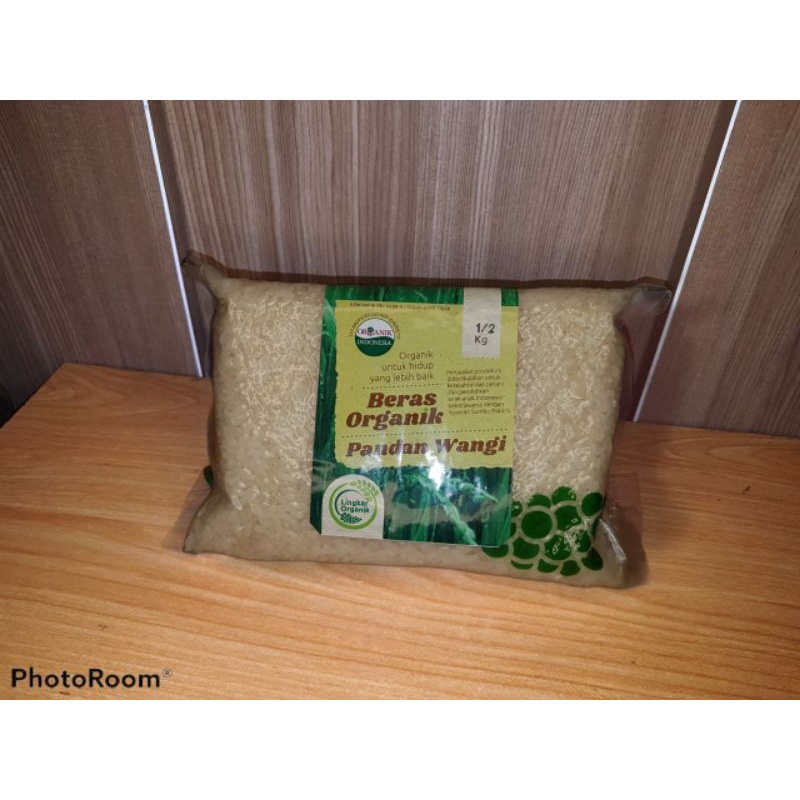 Jual Beras Beras Organik Beras Pandan Wangi Lingkar Organik 500g