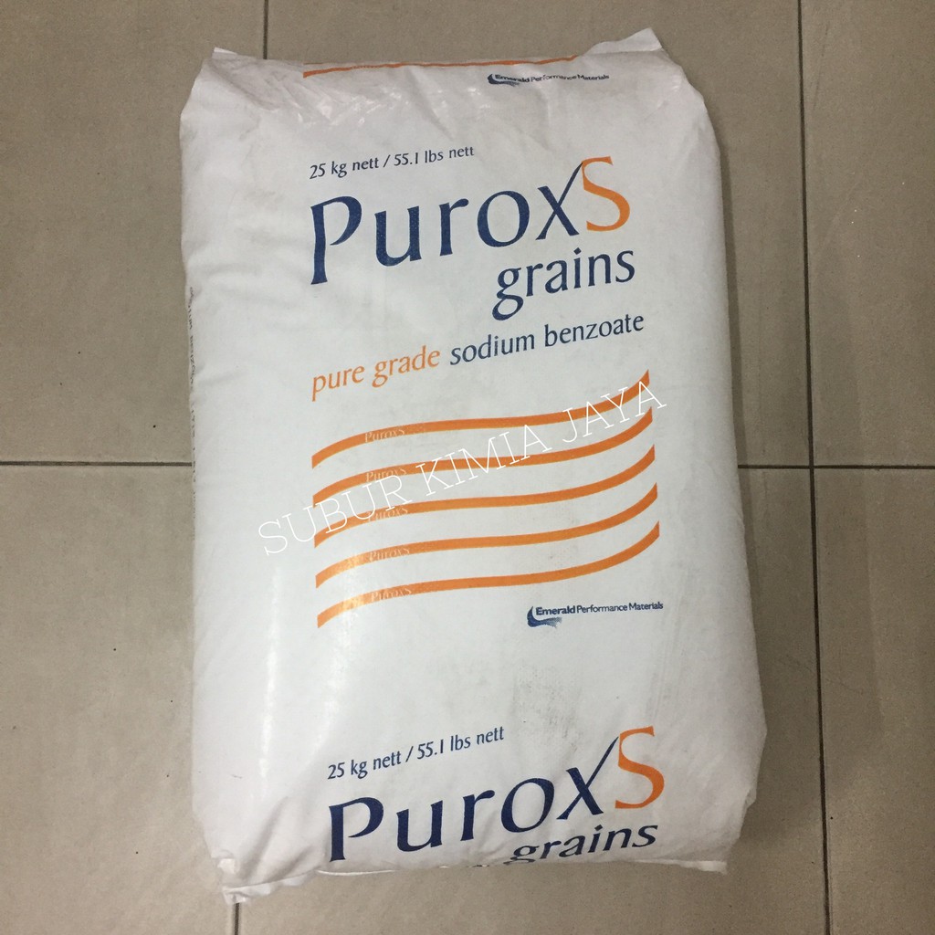 Jual Sodium Benzoate Purox S Grain Ex Holland Gr Shopee Indonesia