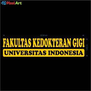 Jual Stiker Teknik Industri Ui Sticker Kampus Mobil Kaca Buku