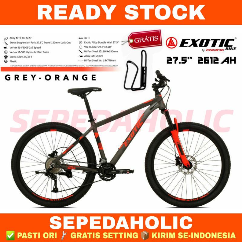 Jual Sepeda Gunung Inch Mtb Exotic Ah Fl By Pacific Alloy