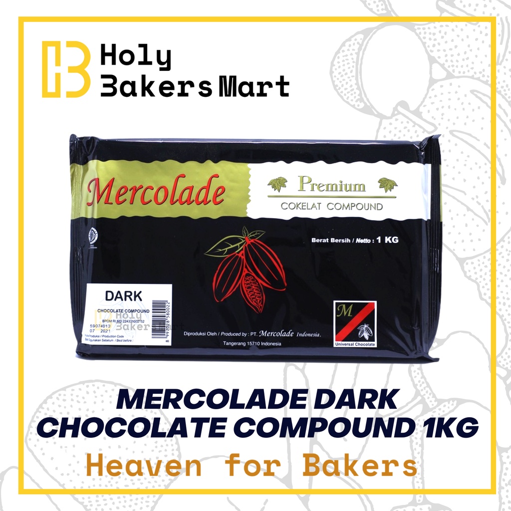 Jual Mercolade Dark Kg Mercolade Chocolate Compound Dark Kg