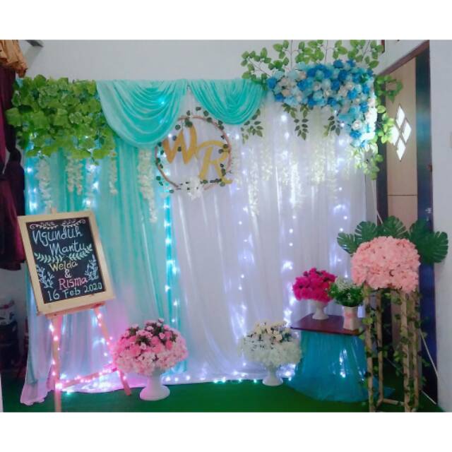 Jual Backdrop Acara Lamaran Nikahan Akad Nikah Ulang Tahun Aqiqah